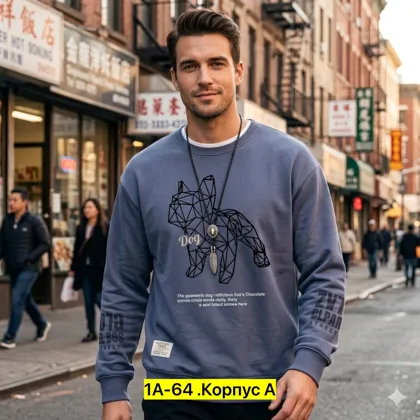Цена штучно: 650руб Толстовка для мужчин, трикотаж Размеры 48-50-52-54-56 в размер