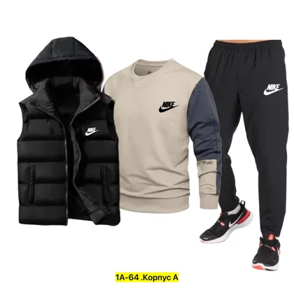 Цена штучно: 2000руб Цена оптом: 1850руб упак. 5шт=9250руб Костюм для мужчин, трикотаж Раз