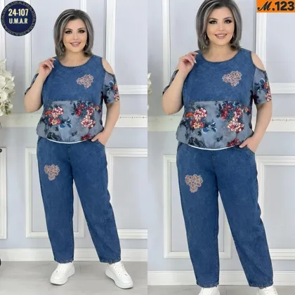 Новинка женская двойка. Размеры: XL 50, 52 , 2XL 52, 54 , 3XL 54,