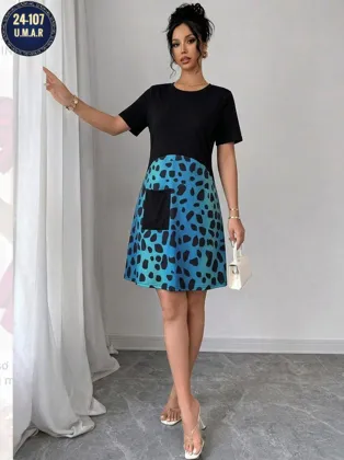 Супер Распродажа Шикарный Платяь Ткань Лайт с Сублимация Размеры 46 48 50 52 54