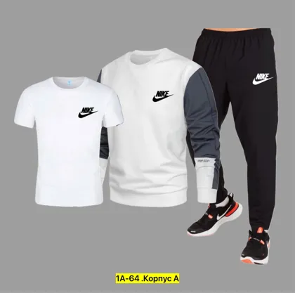 Цена штучно: 1200руб Цена оптом: 1100руб упак. 5шт=5500руб Костюм для мужчин, трикотаж Раз