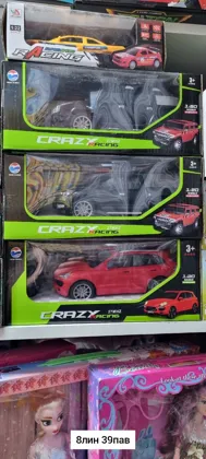 Игрушка, пластик Машинка р/у в ассортименте Размер 27,51211,5 без выбора Место 8-39 Цена ш