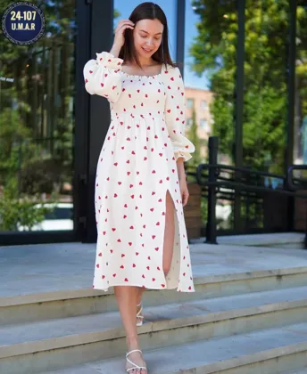 НОВОЕ ПОСТУПЛЕНИЕ. Летний Платья для мамы и дочки создают интересный стиль Смотрятся совре