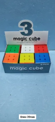 Игрушка, пластик Кубик Рубика 3 3 большой хороший качество Размер упаковка 17,5 11,5 6см