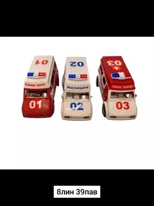 Игрушка, пластик Набор инерционных машин 3х1 Цена указана за набор Цена штучно: 250руб