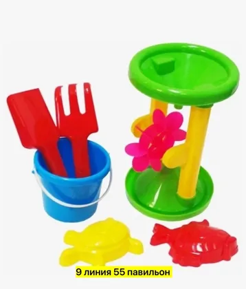 Цена штучно: 250руб Цена оптом: 225руб упак. 5шт=1125руб Игрушка, пластик Песочный набор п