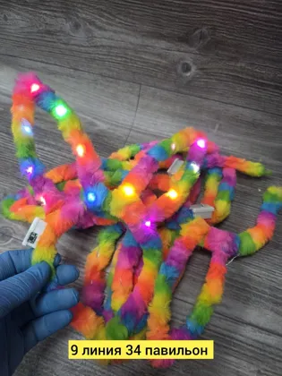 Игрушка, пластик разные цвета светящий ободок Цена штучно: 50руб Цена оптом: 50руб упак. 5