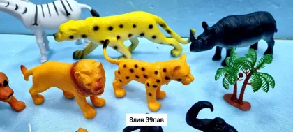 Игрушка, резина Дикие животные игровые фигурки Размер упаковка 30 25,5 6см Место 8-39 Цена