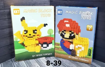 Игрушка, пластик 3D конструктор детский из миниблоков подарок для девочки и для мальчика Р