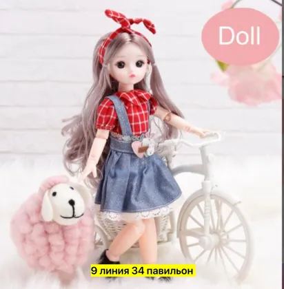 Игрушка, пластик 30 см мини подвижная 23 шарнирная кукла игрушка для девочек 3D большие